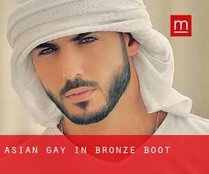 Asian gay in Bronze Boot